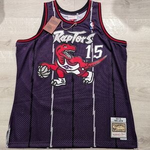 NWT Vince Carter Mitchell & Ness Raptors Away Jersey